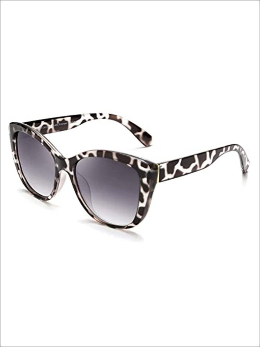 FEISEDY Polarized Cat Eye Sunglasses UV400 Retro Square Full Frame